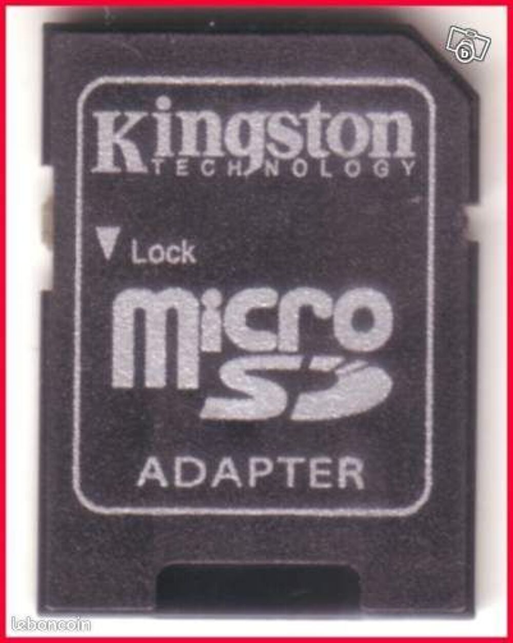 Cartes adaptatrice Micro SD Photos/Video/TV