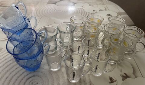 Lot de verres 5 Lunel (34)