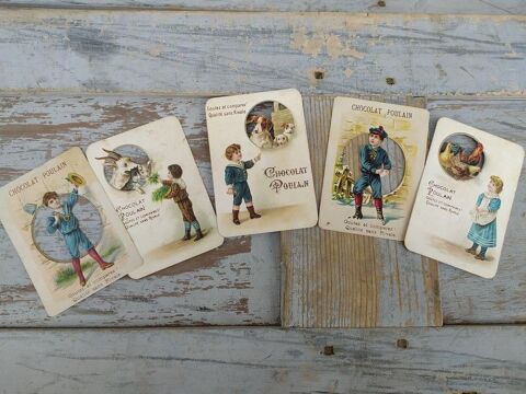 Lot Anciennes Images Chromo Publicitaire Chocolat Poulain
35 Loches (37)