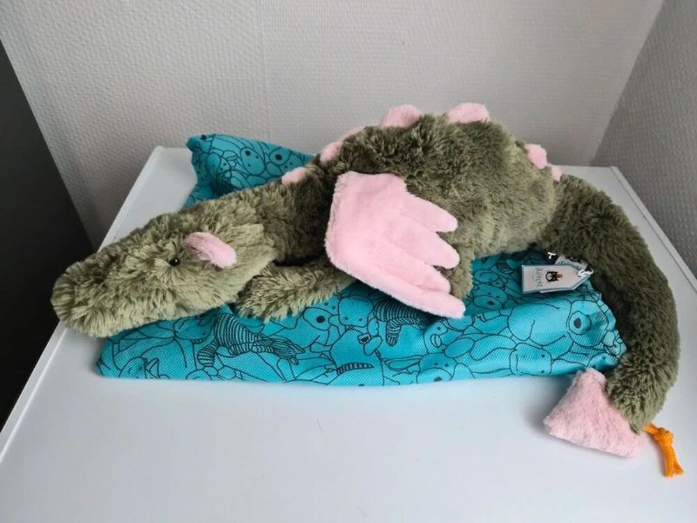 Peluche Jellycat Malachy Dragon . Authentique Jeux / jouets
