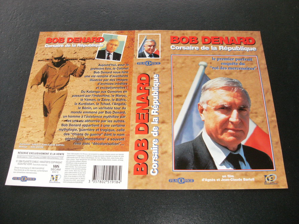 Film : " Bob Denard corsaire de la R&eacute;publique " DVD et blu-ray