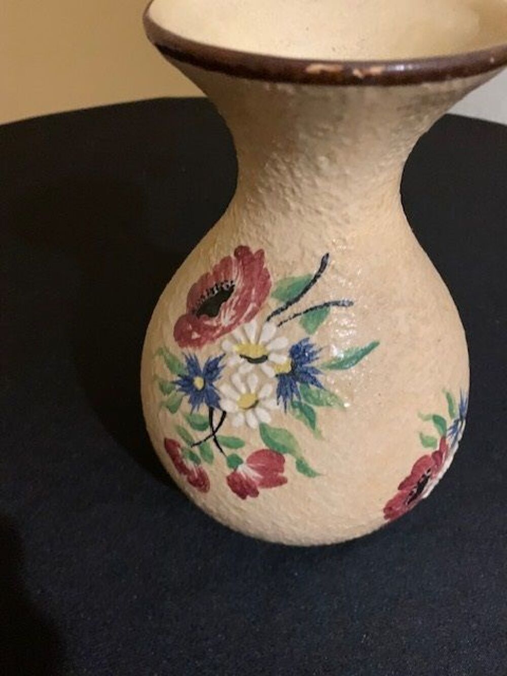 Vase avec motif floral Décoration