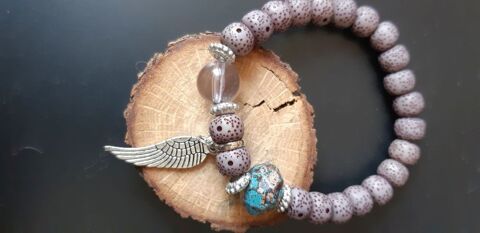 Bracelet en perles de résine montées sur élastique 3 La Seyne-sur-Mer (83)