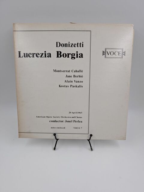 Vinyle 33 tours Donizetti Lucrezia Borgia (Monsterrat...) 6 Vulbens (74)