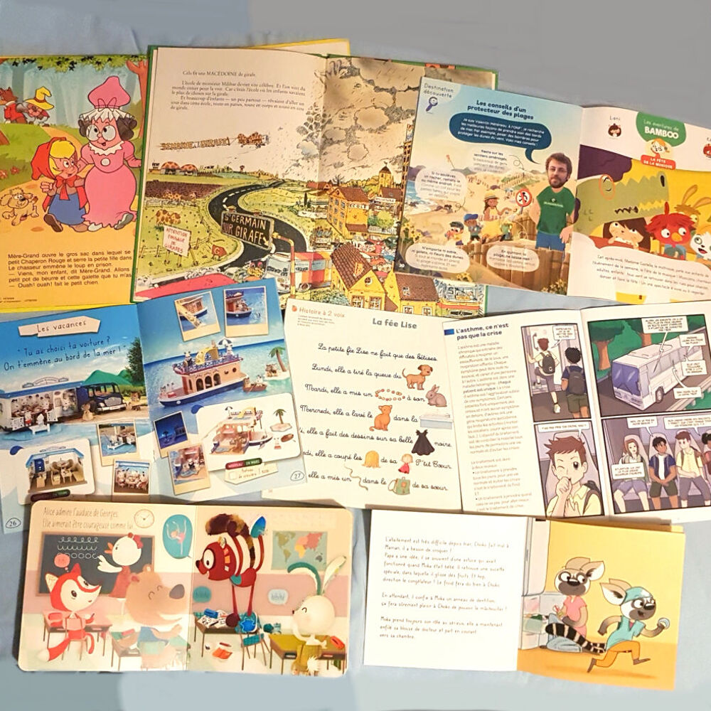 Lot 8 livres-magazines enfant Livres et BD