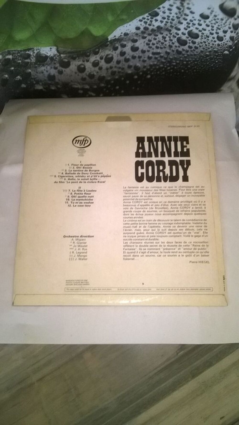 Vinyle Annie cordy
Excellent etat
Fleur de papillon
Oh Bes CD et vinyles
