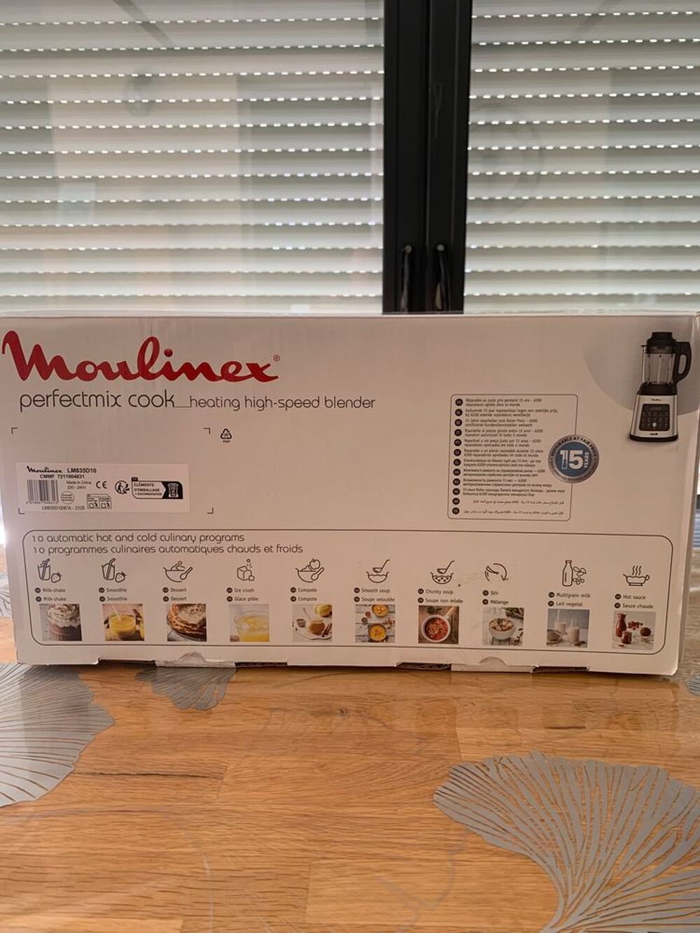 Blender chauffant moulinex Electroménager