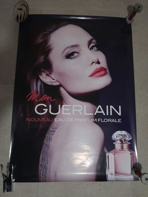Affiche  publicitaire originale Mon Guerlain Angelina Jolie 3 Roquebrune-Cap-Martin (06)