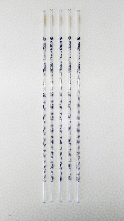 Pipettes en verre 1 ml et 5 ml 1 Vandœuvre-lès-Nancy (54)