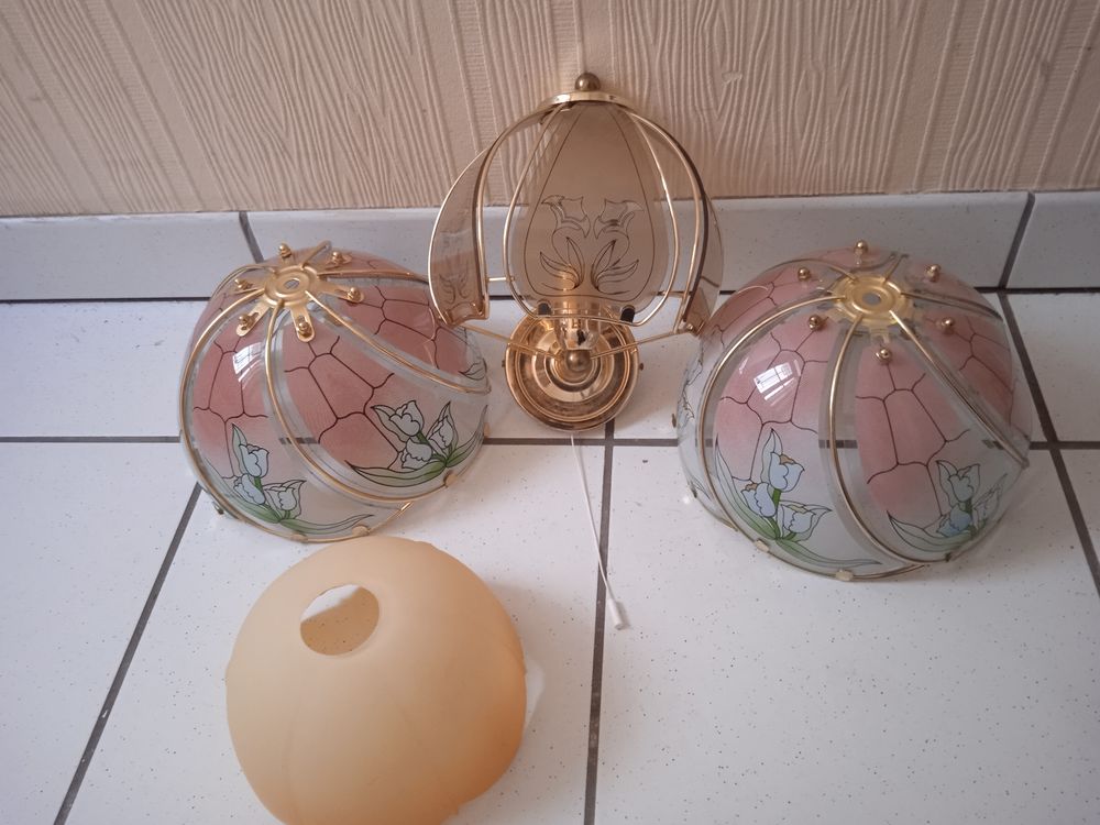 Abats jours ou lustres en verre Décoration