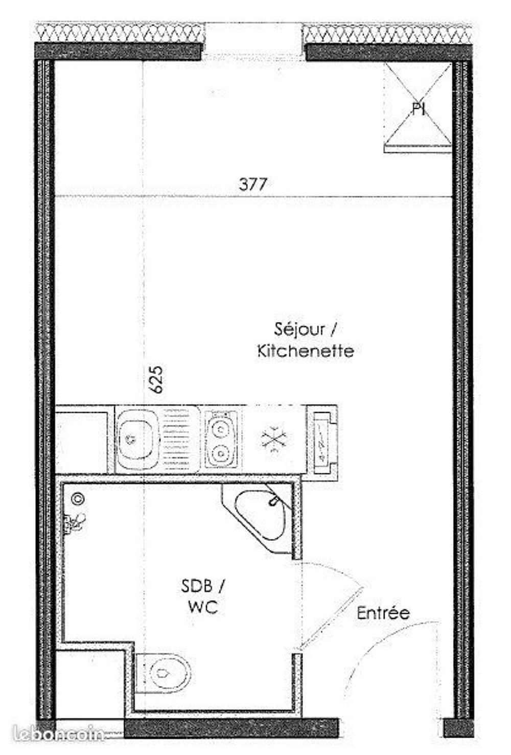 Vente Appartement Studio 1 pièce 21m2 Saint-herblain