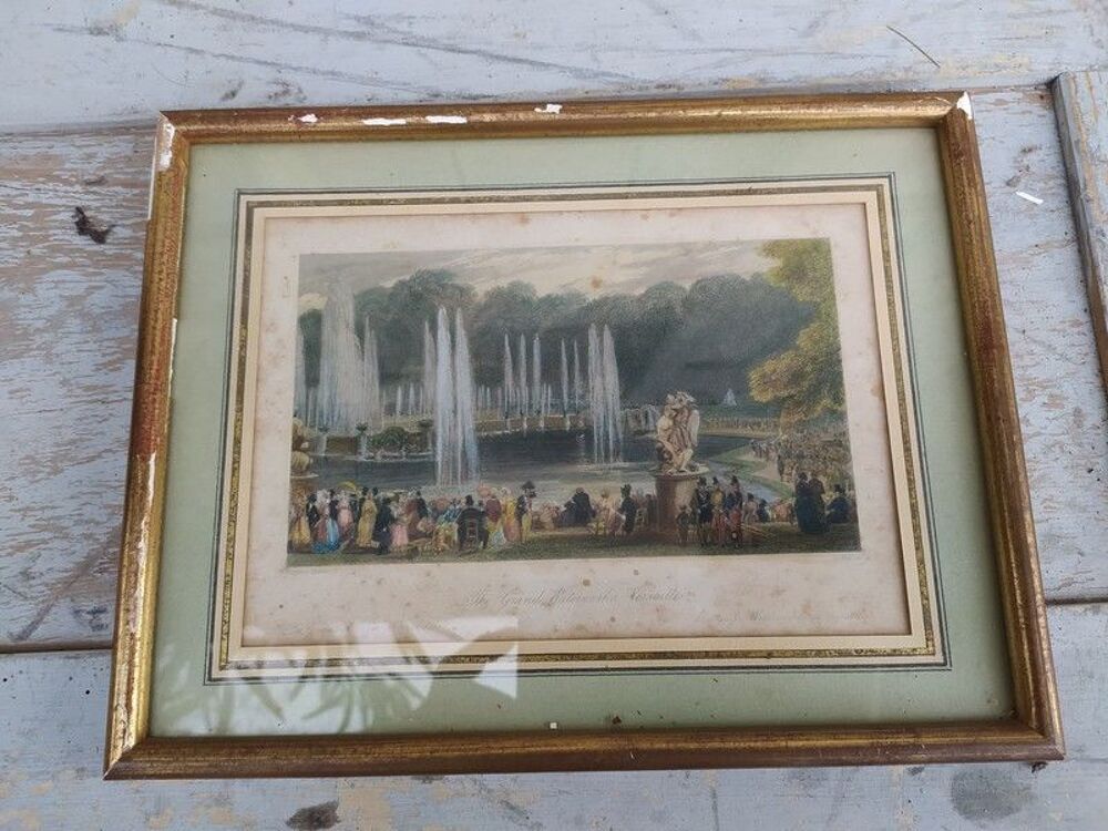 Gravures Anciennes Eug&egrave;ne Lami Versailles / Chasse &agrave; Courre Décoration