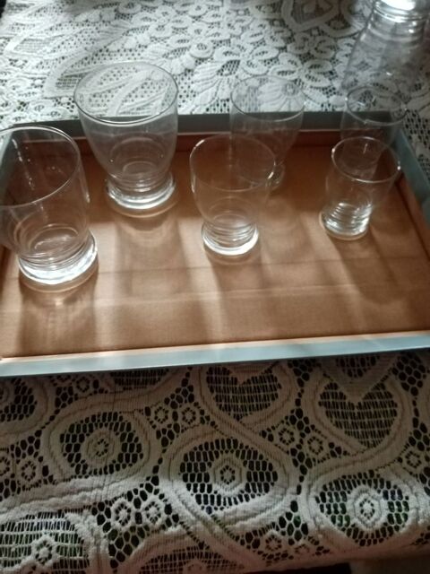 3 S�ries de 8 verres ou verrines 20 Bell�me (61)