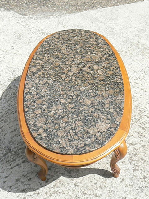 Table basse en bois avec plateau en granit non fixe 100 Ingwiller (67)