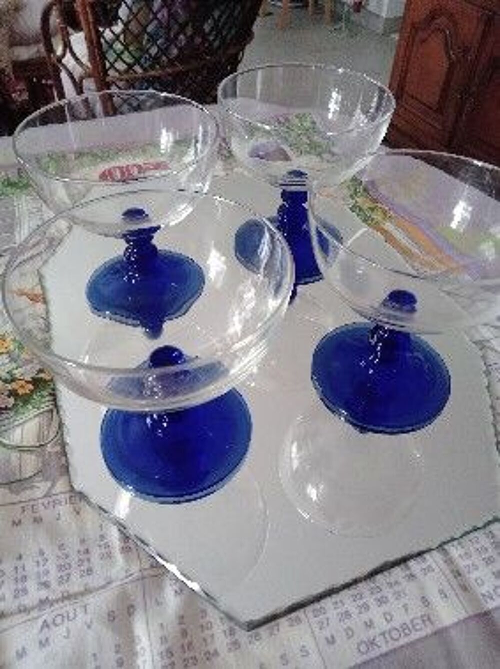 4 COUPES COKTAIL Décoration