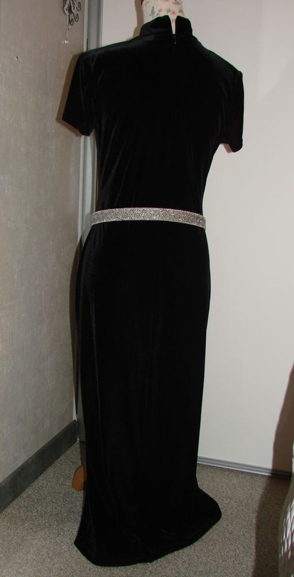 robe longue noir Vtements