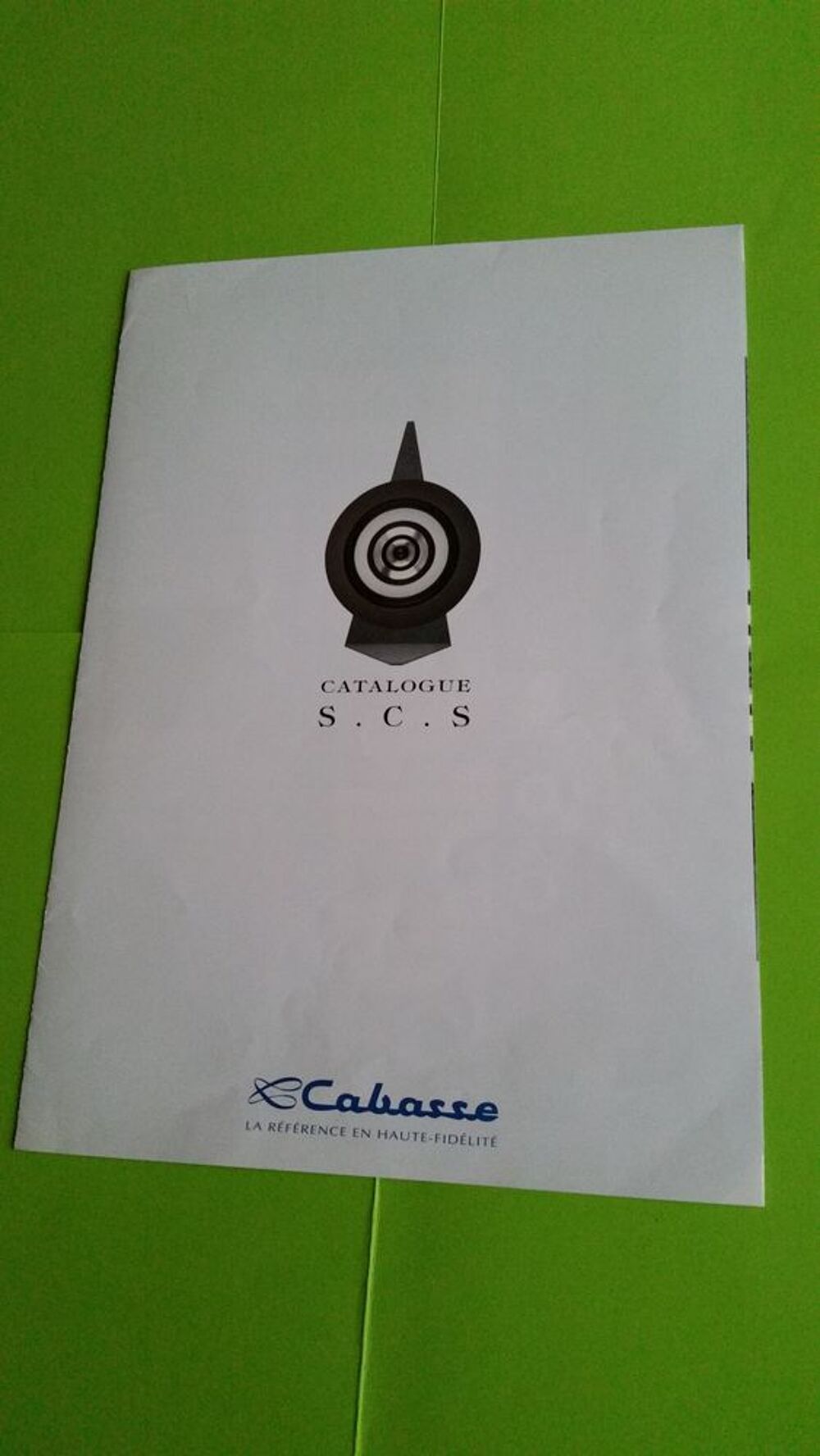 CATALOGUE CABASSE S.C.S Audio et hifi