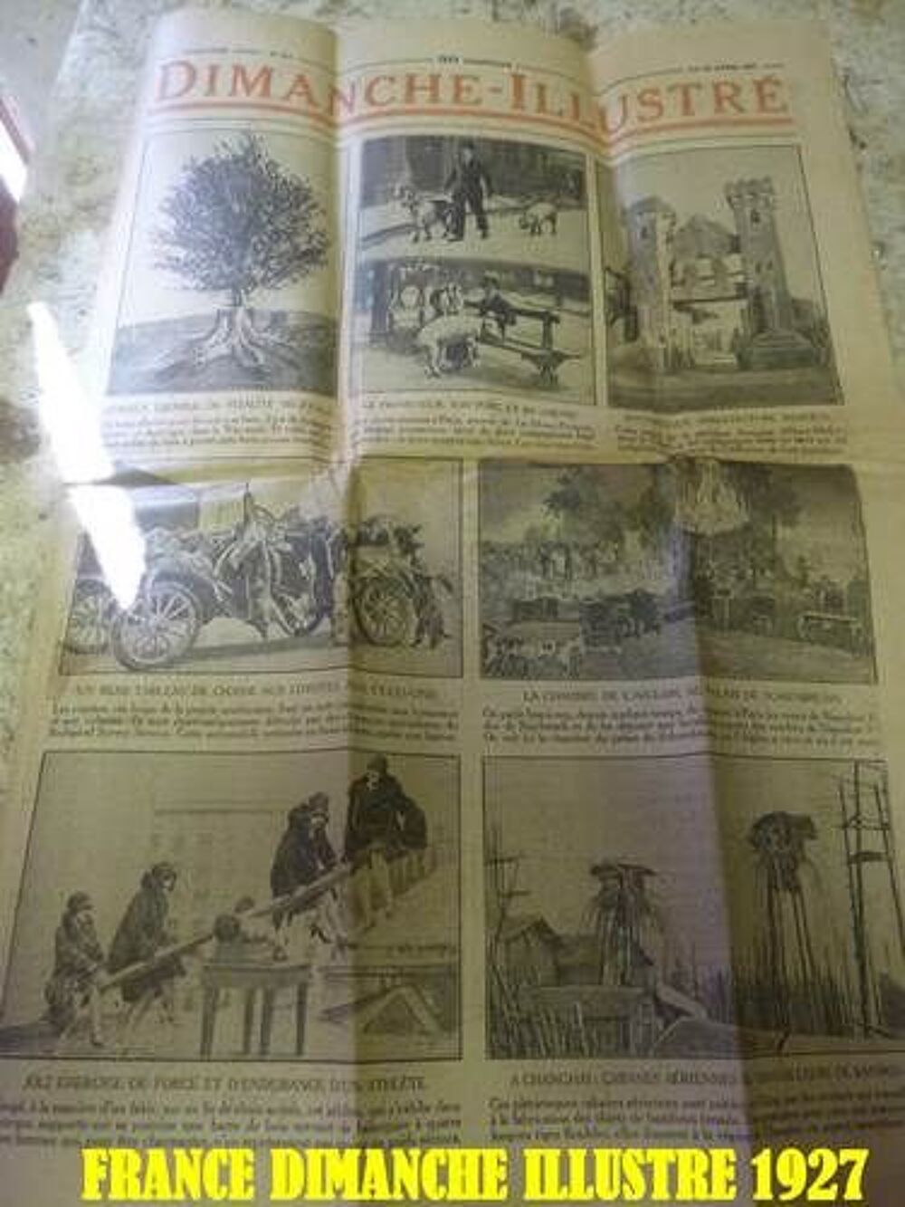 BandesDessin&eacute;es documentsanciens vieuxpapiers Journaux 1927 