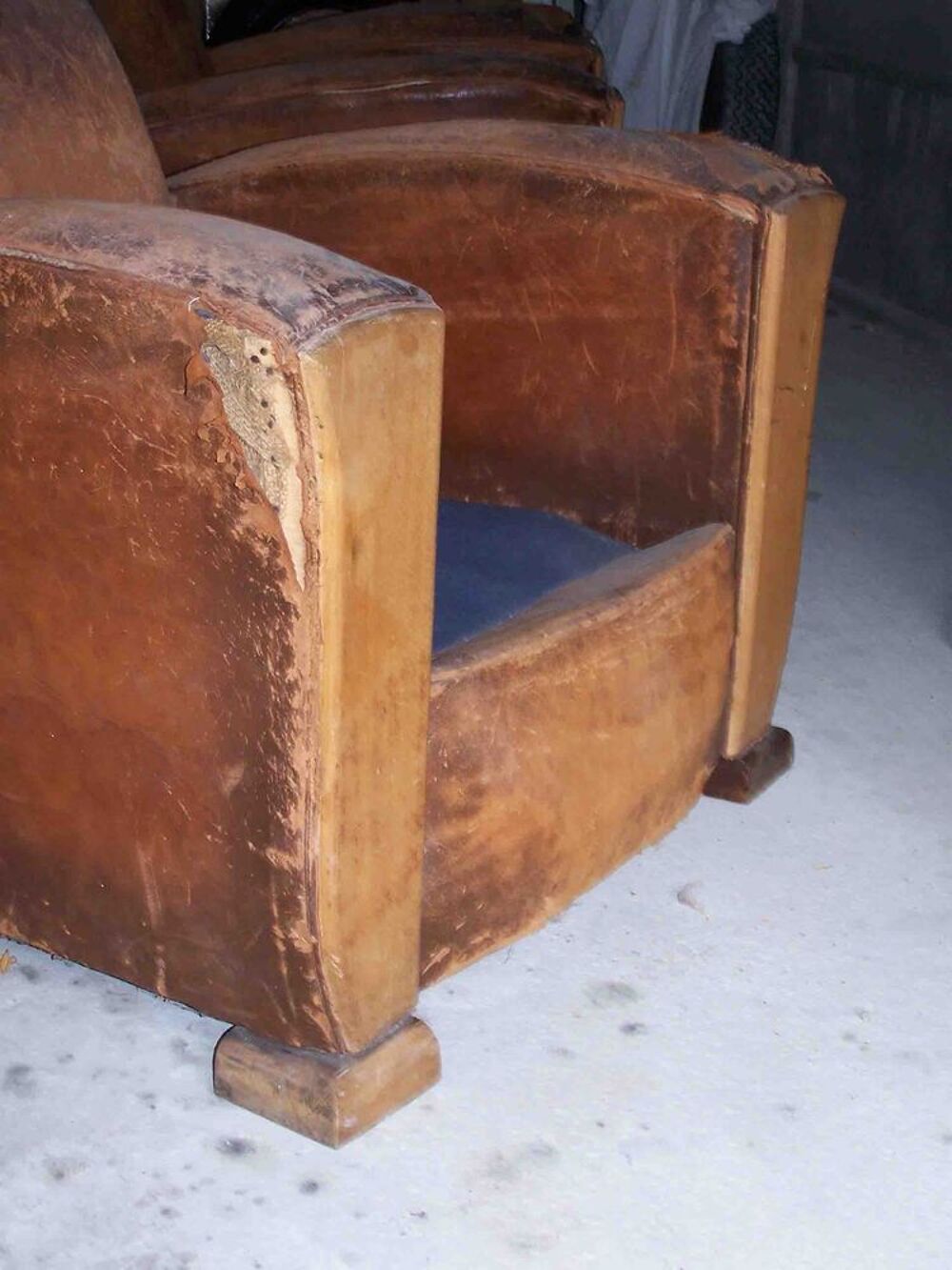 FAUTEUIL CLUB 1945/1950 pour restauration Décoration