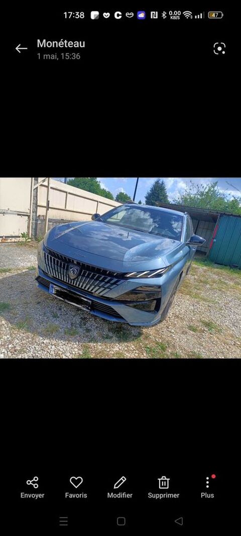 Peugeot 308 SW 1.2 PureTech 130ch S&S EAT6 F&eacute;line 2025 occasion Mon&eacute;teau 89470