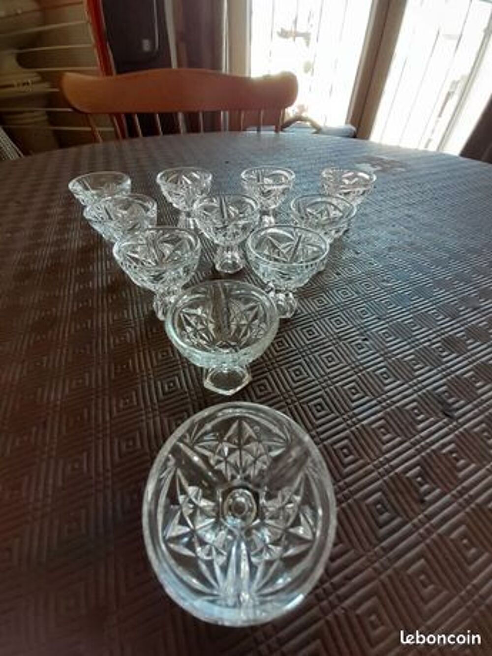 Verres &agrave; liqueur en cristal Cuisine