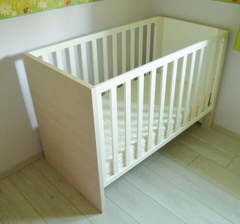 LIT BEBE 60x120 SAUTHON opale + Matelas bambou offert 120 Savigneux (01)