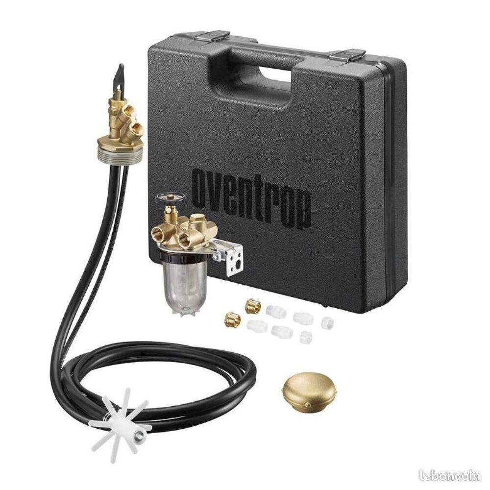 Coffret complet mazout &agrave; double conduite cuve plastique R&eacute;f Bricolage