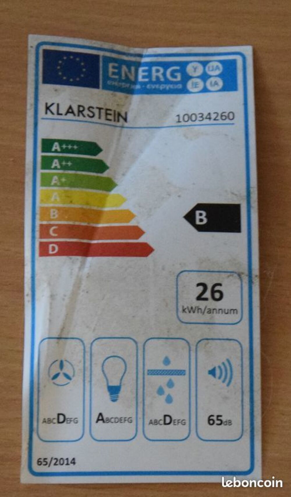 Hotte klarstein Electroménager