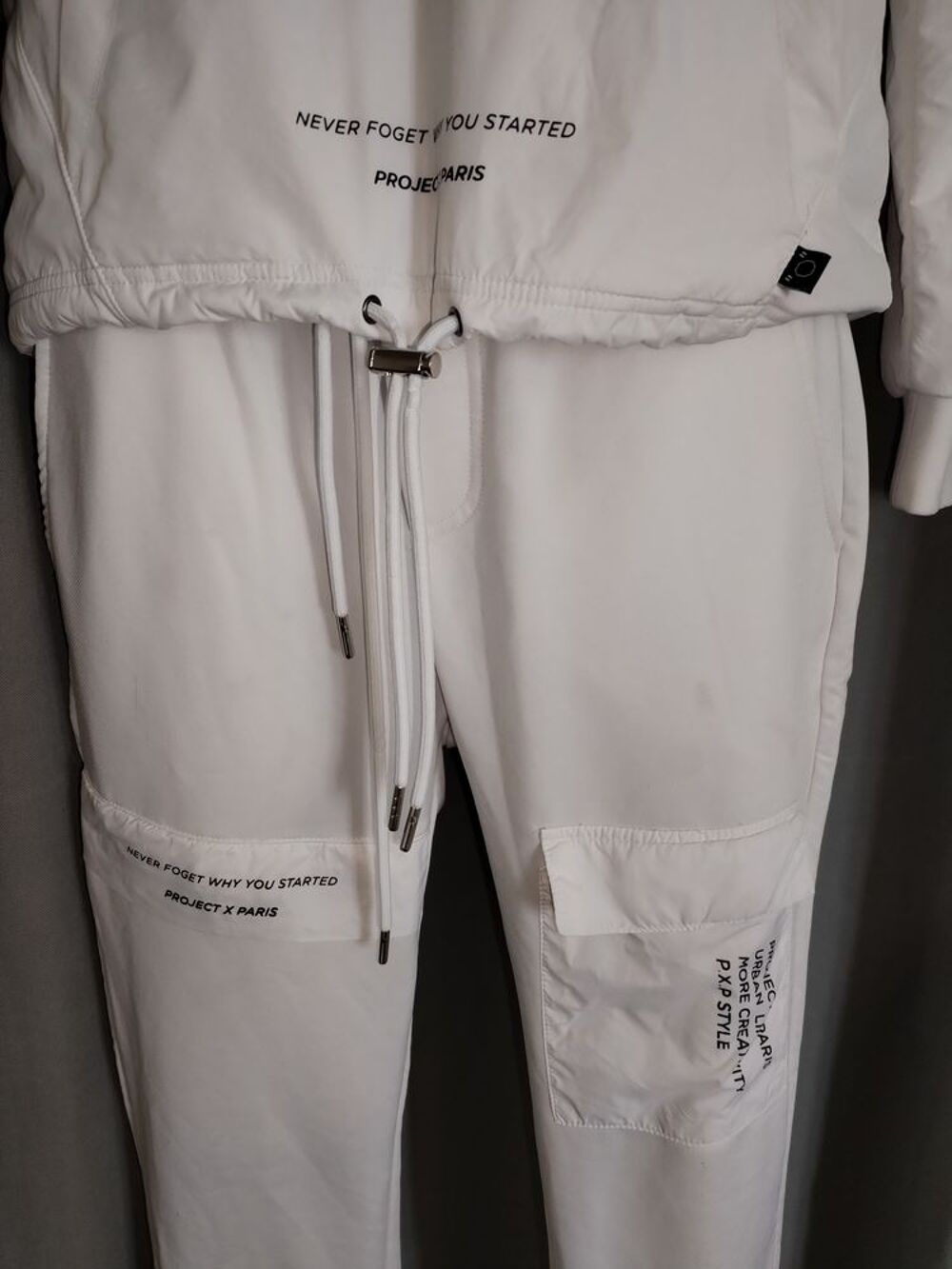 Ensemble de surv&ecirc;tement blanc PROJECT X PARIS (Taille S) Maroquinerie