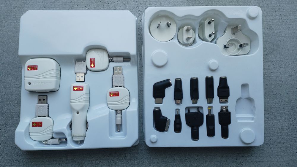 Pack de Chargeurs 3-en-1 - Swiss Charger - All in One Téléphones et tablettes