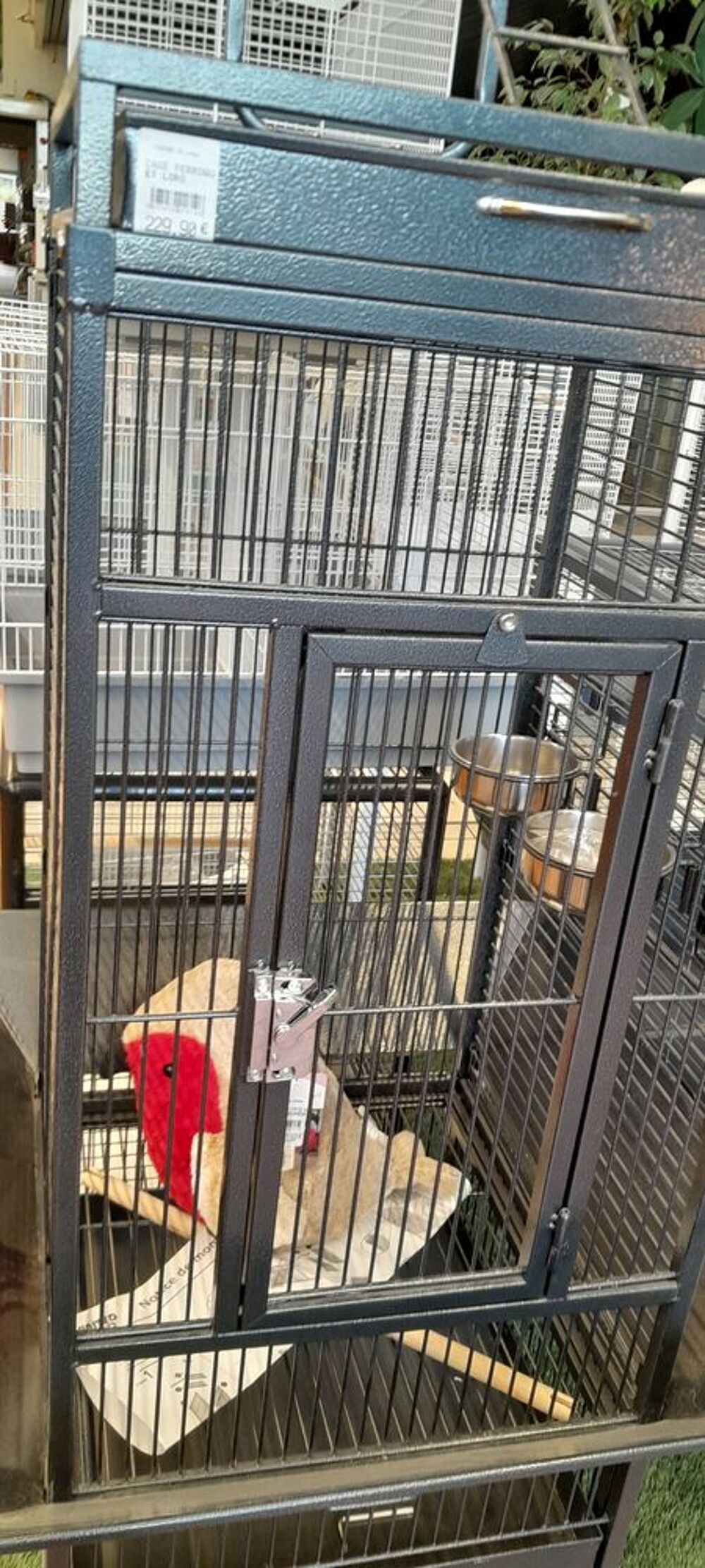   plusieurs grandes cages a oiseaux 