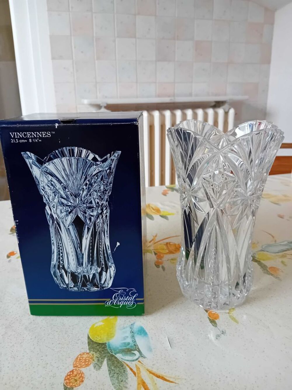 vase en cristal d'arques (lourd) Décoration