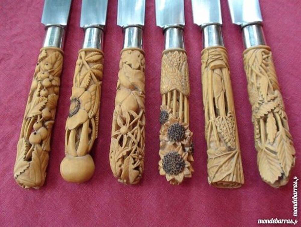 Couteaux sculpt&eacute;s Cuisine