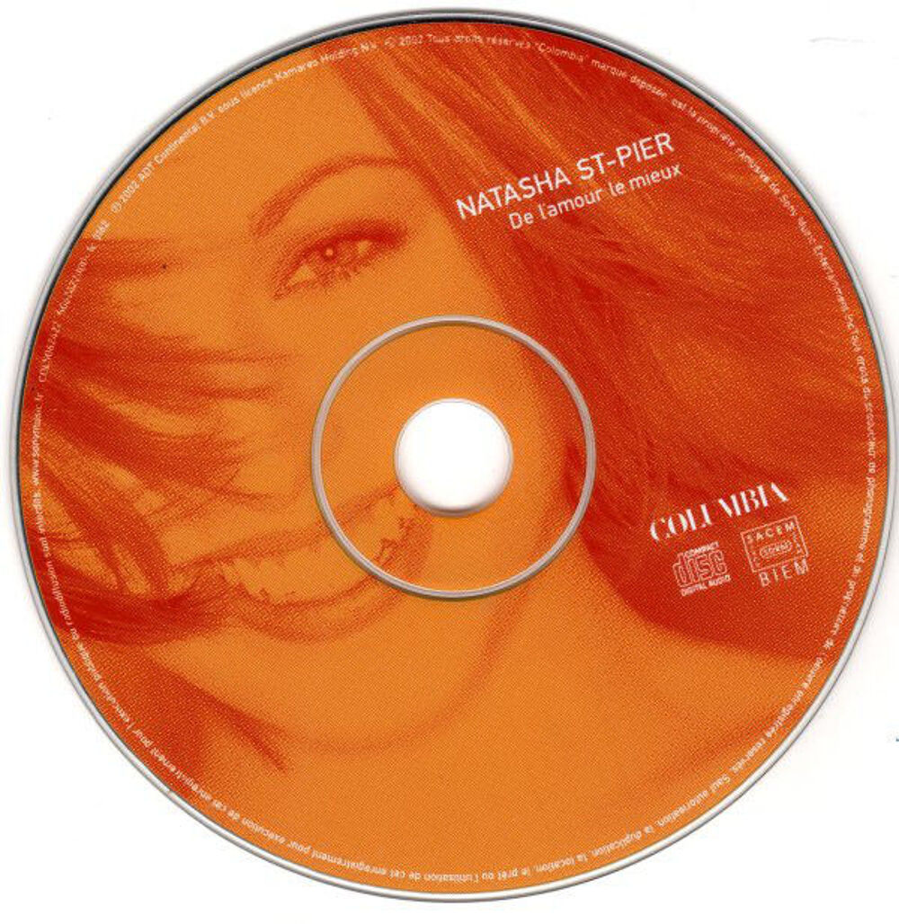 cd Natasha St-Pier ?? De L'amour Le Mieux (etat neuf) CD et vinyles