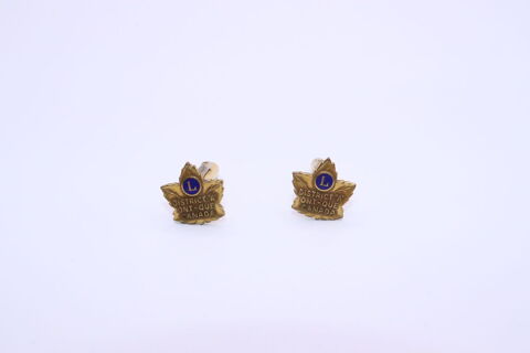 Boutons de manchettes  Lions Club 
15 Liévin (62)