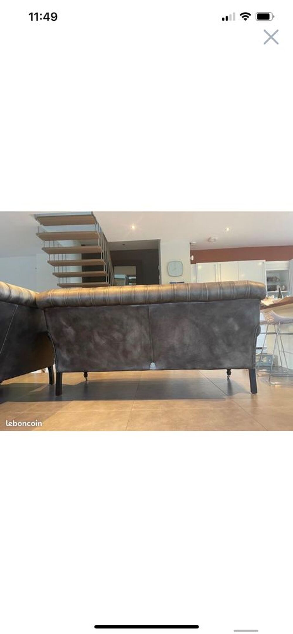 Canap&eacute; Chesterfield Fleming Howland Meubles