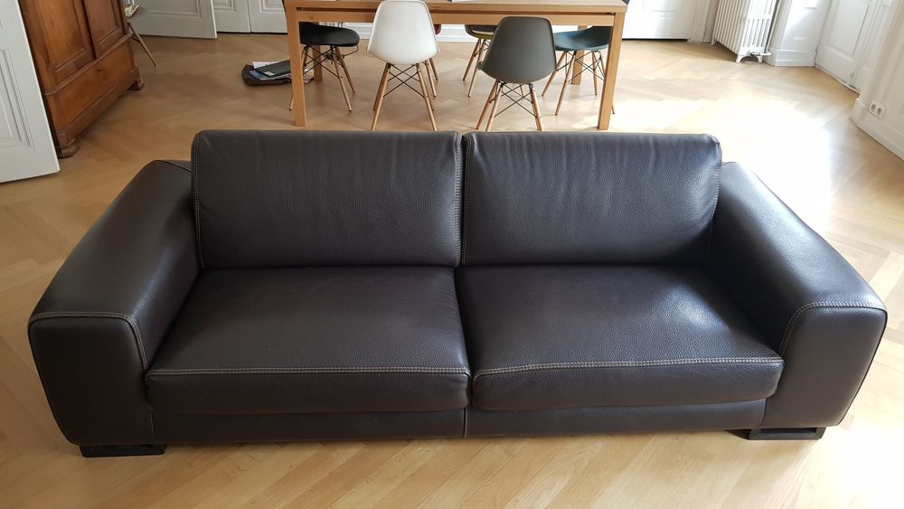 canap&eacute; cuir 3 - 4 places Roche-Bobois Meubles