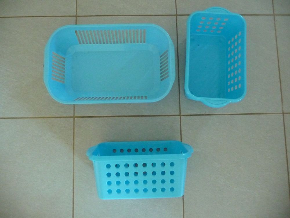 Corbeilles de rangement en plastique Décoration