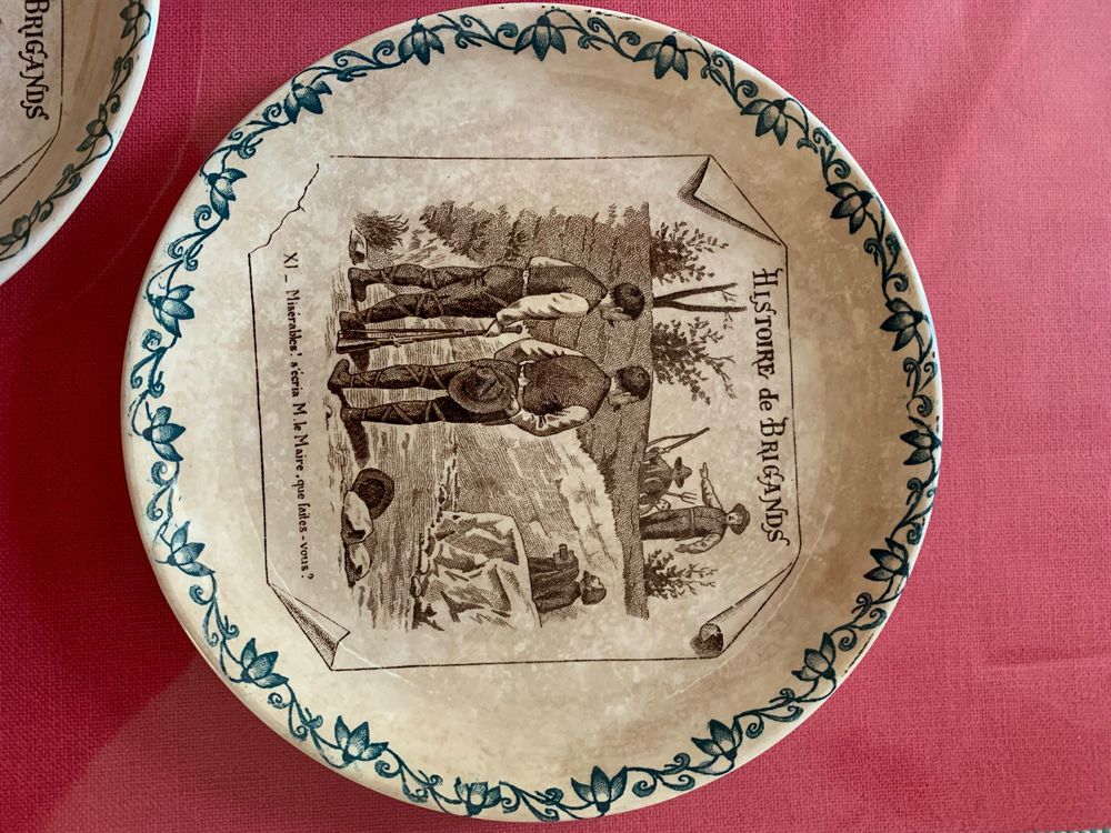 Assiettes Digoin &sect; Sarreguemines Décoration