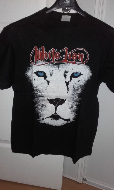 T-Shirt : White Lion - The Pride In America Tour 1987 - Tail 250 Angers (49)