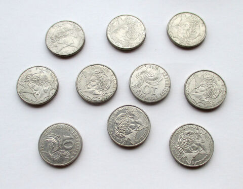 10 pièces de 10 Francs Jimenez 45 Cazères (31)