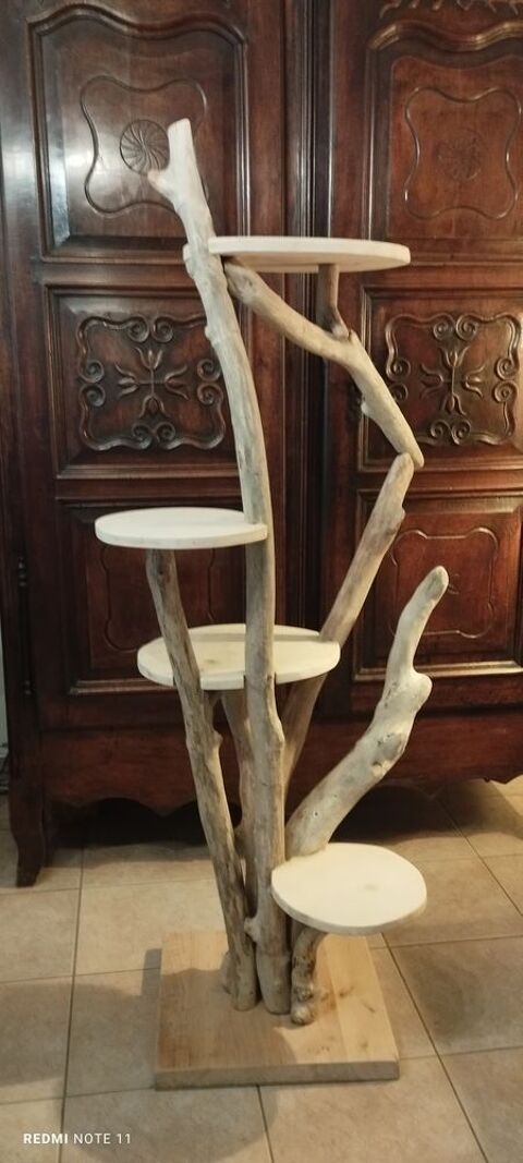 Arbre &agrave; chats en bois flott&eacute; de mer 90 30114 Boissi�res