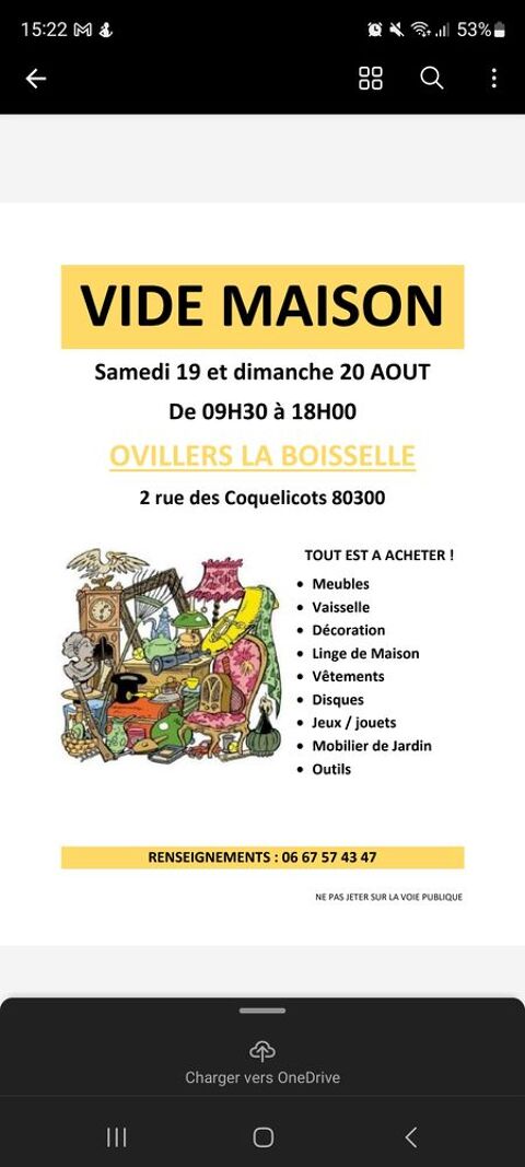 Vide maison 0 Ovillers-la-Boisselle (80)