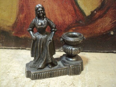 Ancien Porte-Allumettes Pyrogne Chtelaine Vase Mdicis 22 Loches (37)