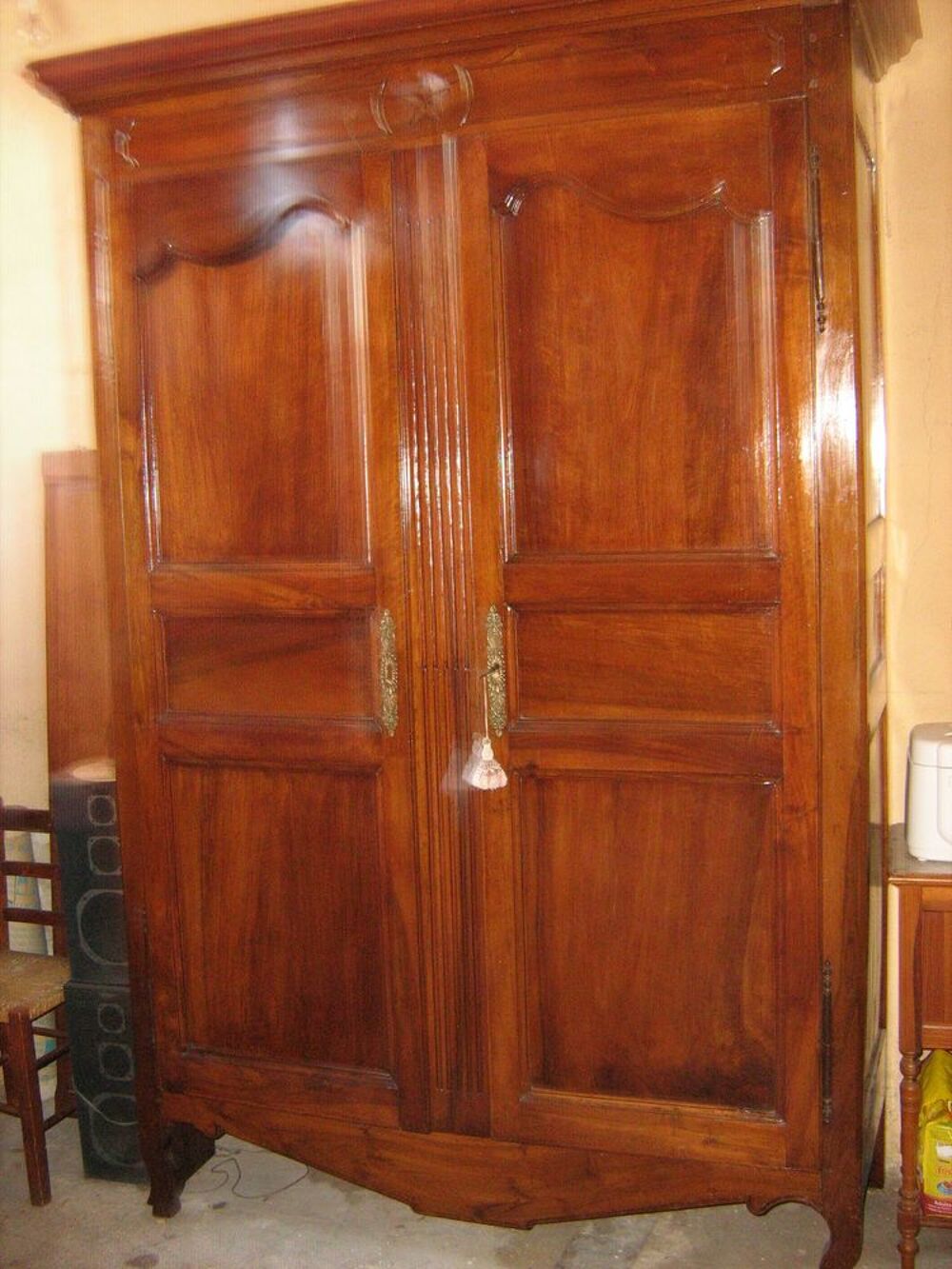 Rare armoire noyer &eacute;poque directoire en parfait &eacute;tat restaur Meubles