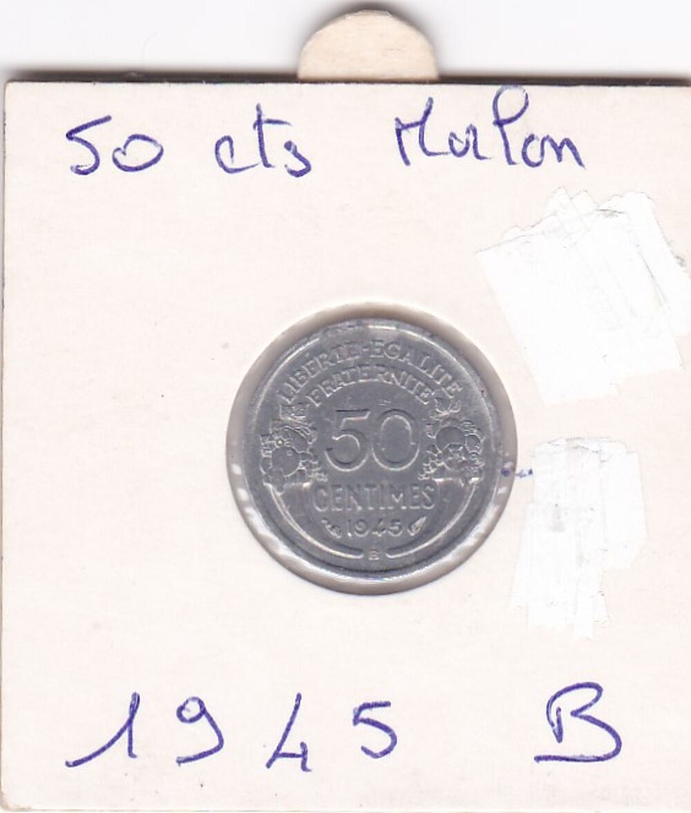 Pi&egrave;ce de 50 centimes Morlon 1945B 