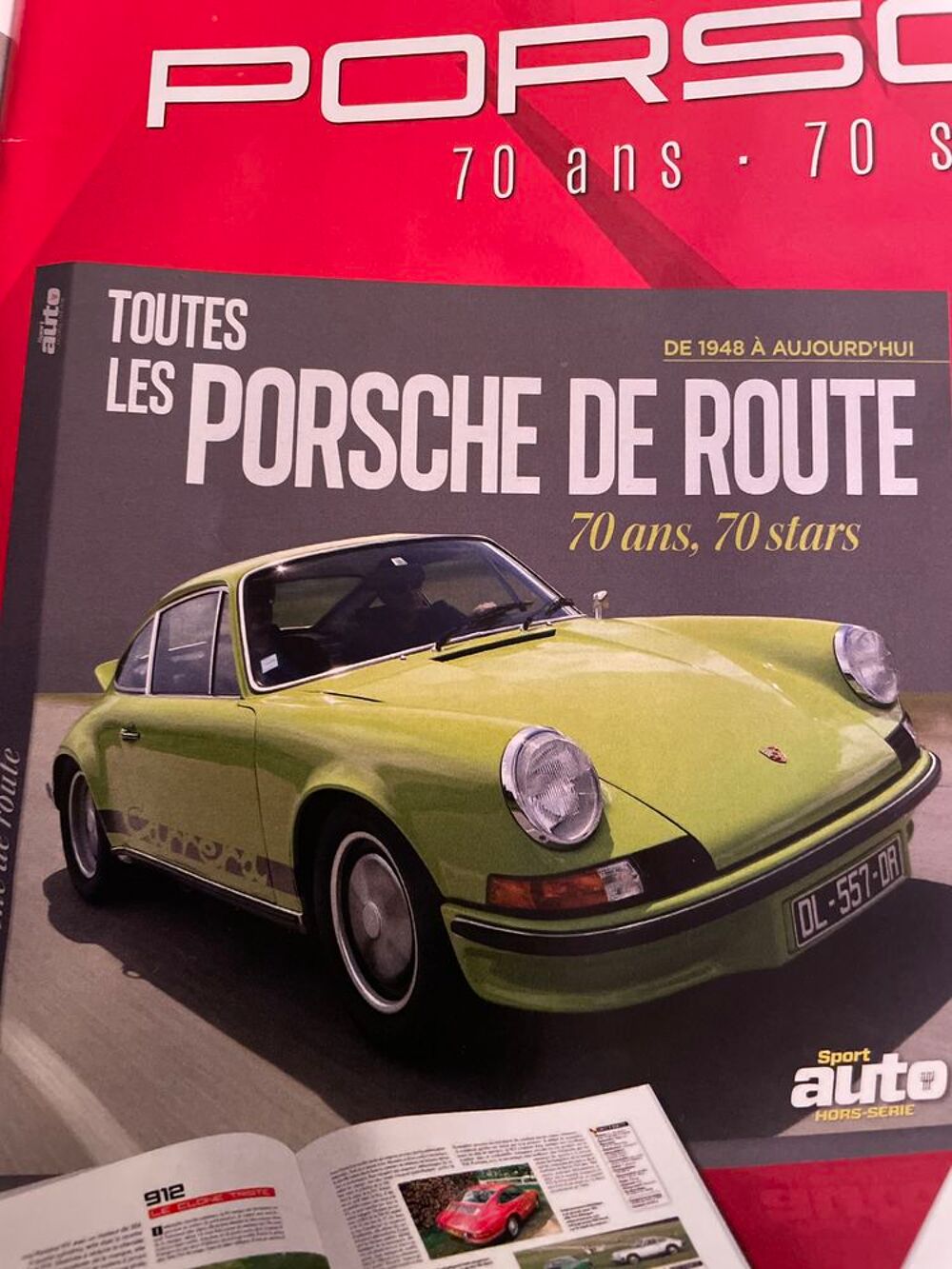 Ach&egrave;te Hors S&eacute;rie Porsche 70ans Livres et BD