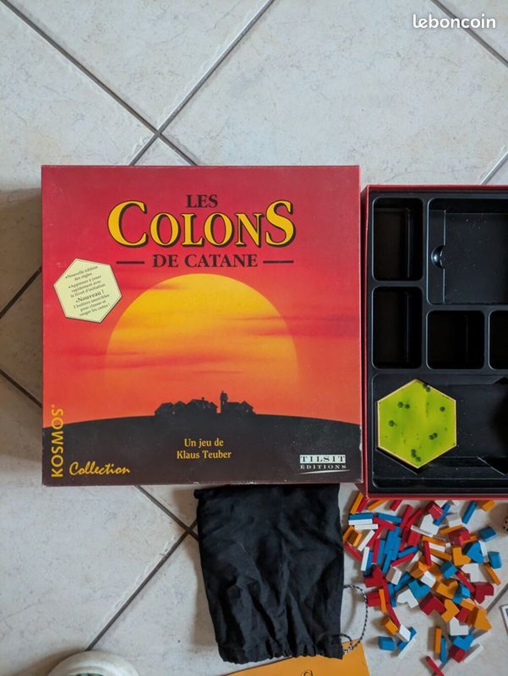 Jeu les Colons de catane tilsit &eacute;dition 1999 avec pions en b Jeux / jouets