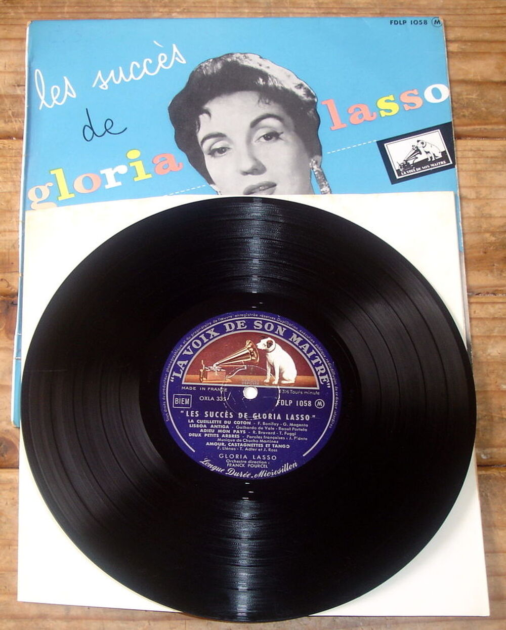 LES SUCC&Egrave;S DE GLORIA LASSO-33t/25cm- AMOUR CASTAGNETTES ET T CD et vinyles