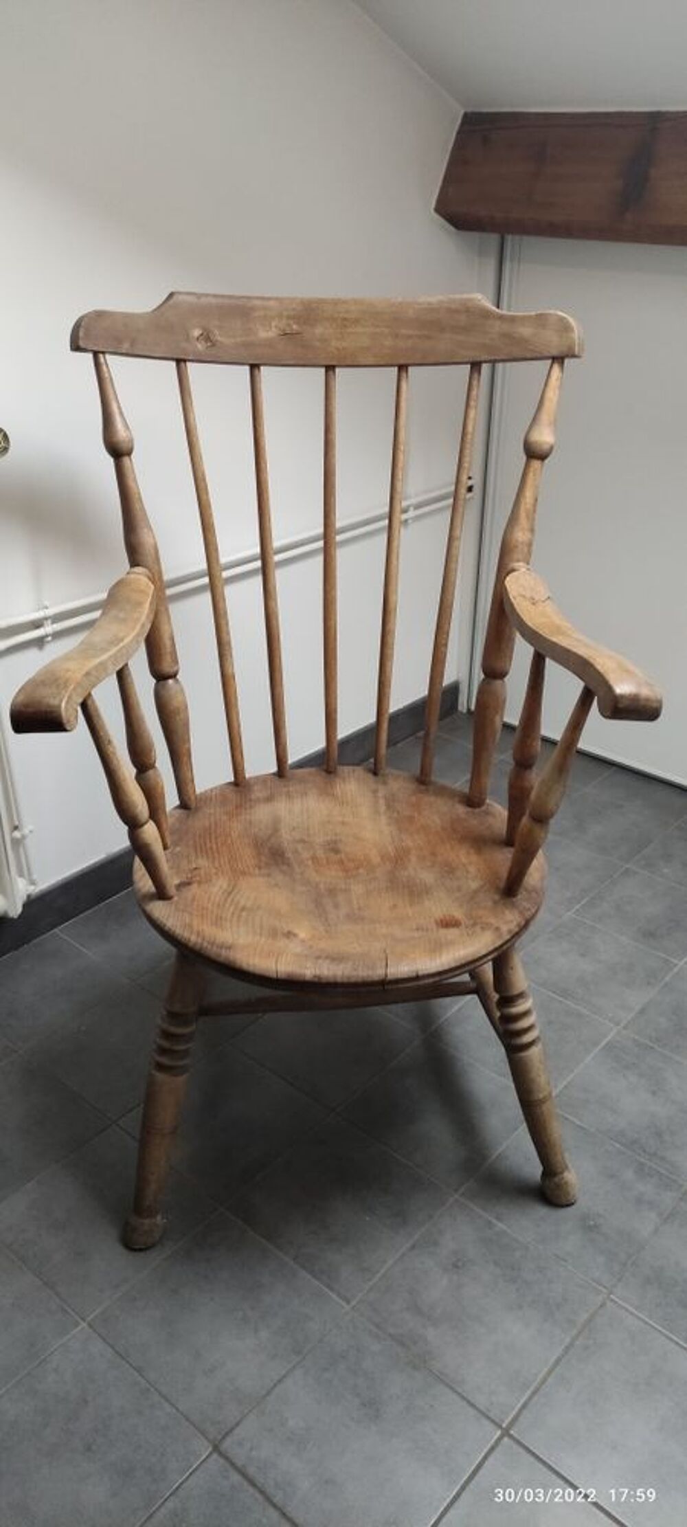 Fauteuil Bois Vintage - Style Scandinave Meubles